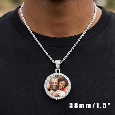  Custom Medium Size Photo Pendant -38mm/1.5"