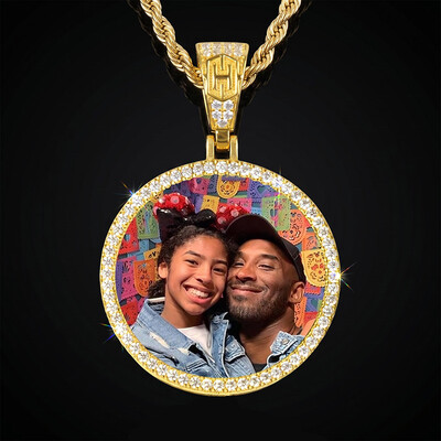 Custom Medium Size Photo Pendant -40mm/1.6"
