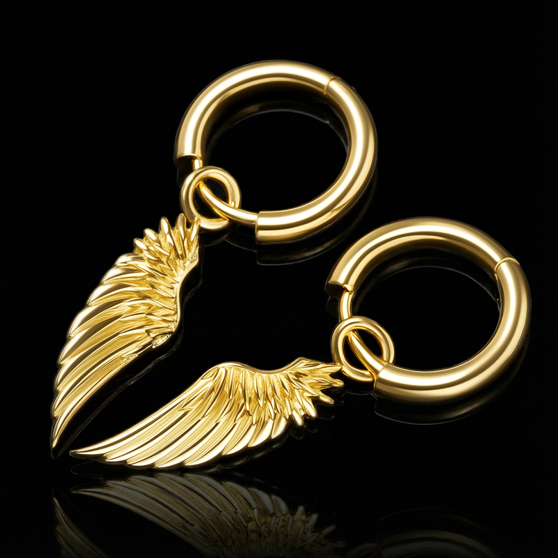 Angel Wings Earrings in Gold Angel Wings Earrings in Gold