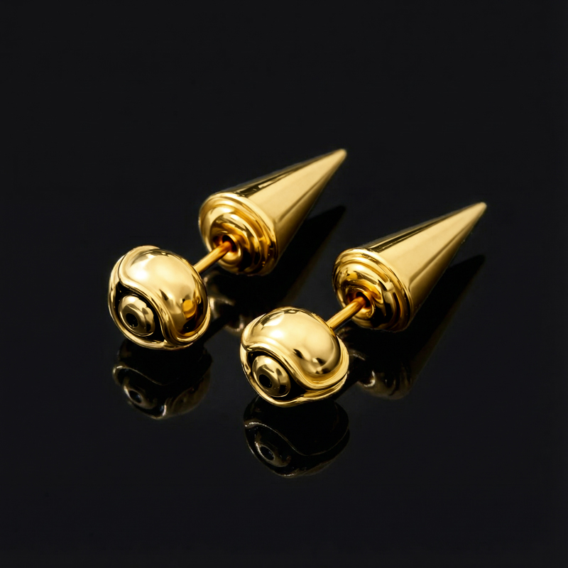 Eye of Ra Cron Stud Earrings