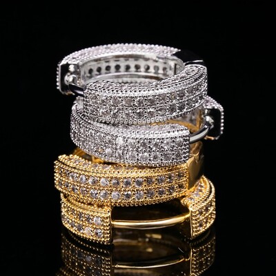 Iced Hoop Earring
