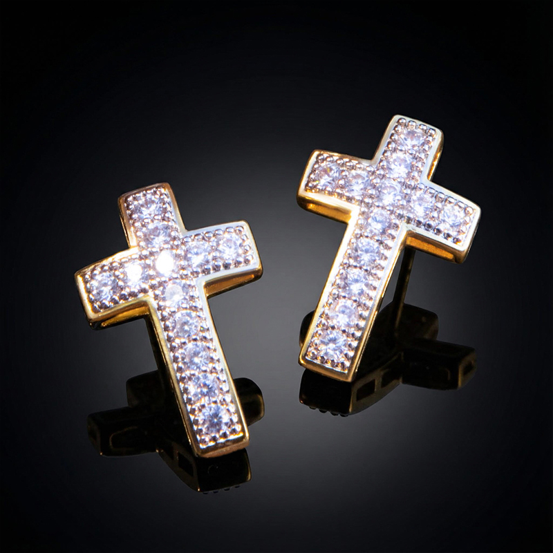 Micro Cross Stud Earrings Micro Cross Stud Earrings
