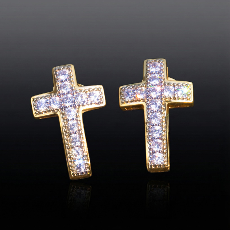Micro Cross Stud Earrings Micro Cross Stud Earrings