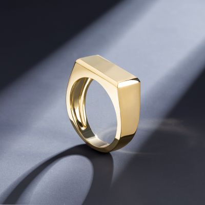 Men's Square Signet Ring