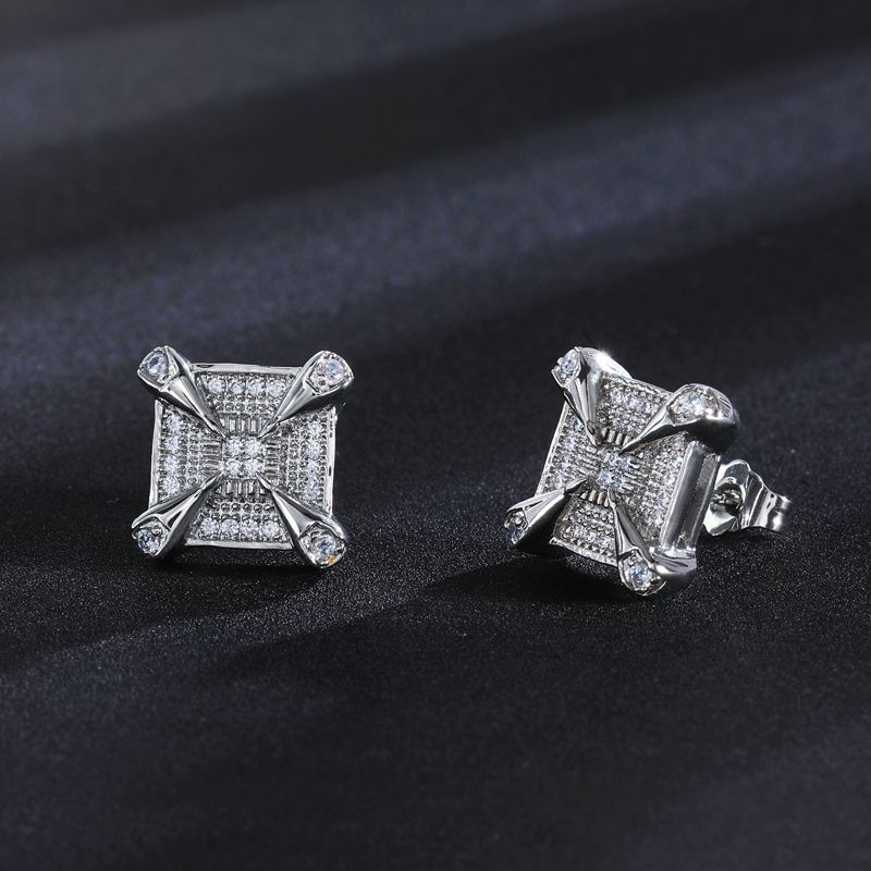 Dragon Claw Square Earring