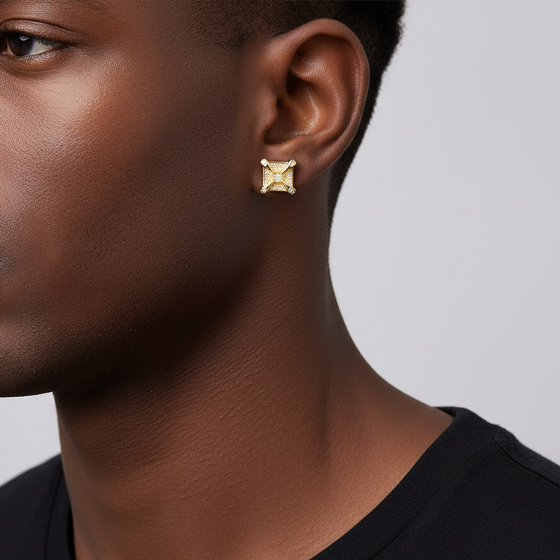 Dragon Claw Square Earring Dragon Claw Square Earring