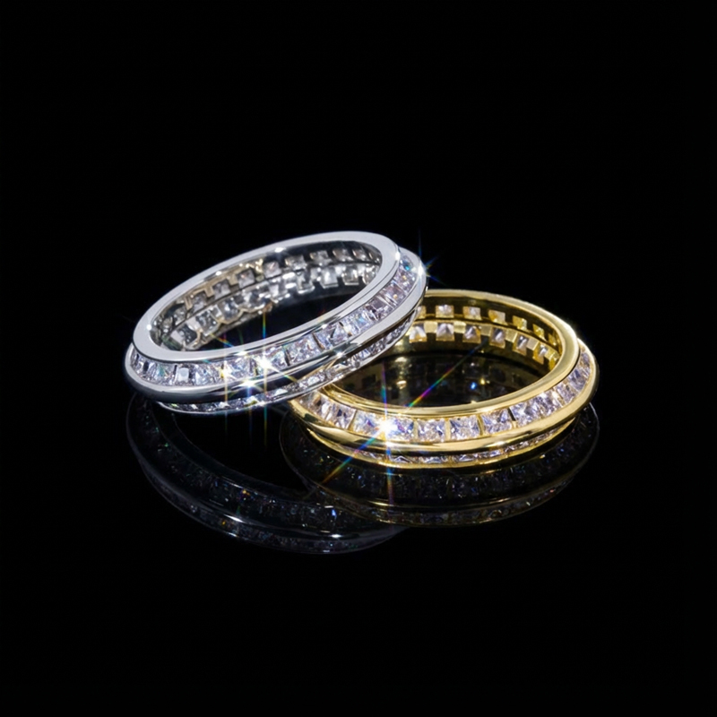 Two Rows Pave Band Two Rows Pave Band