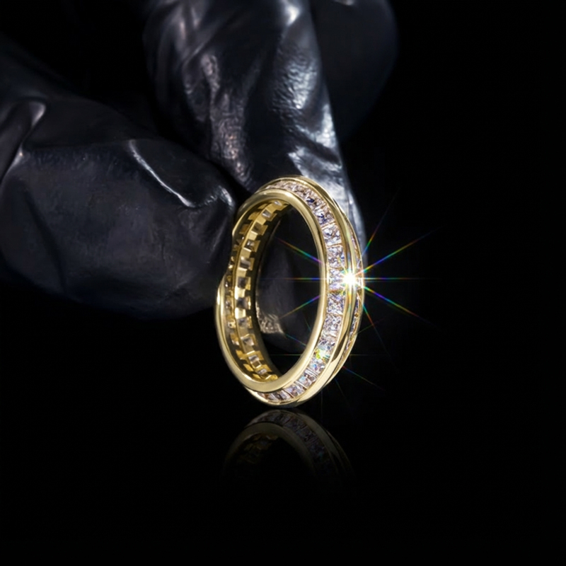 Two Rows Pave Band Two Rows Pave Band