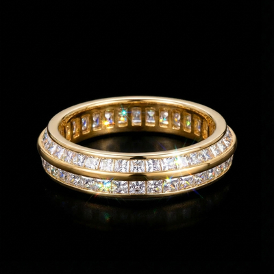Two Rows Pave Band