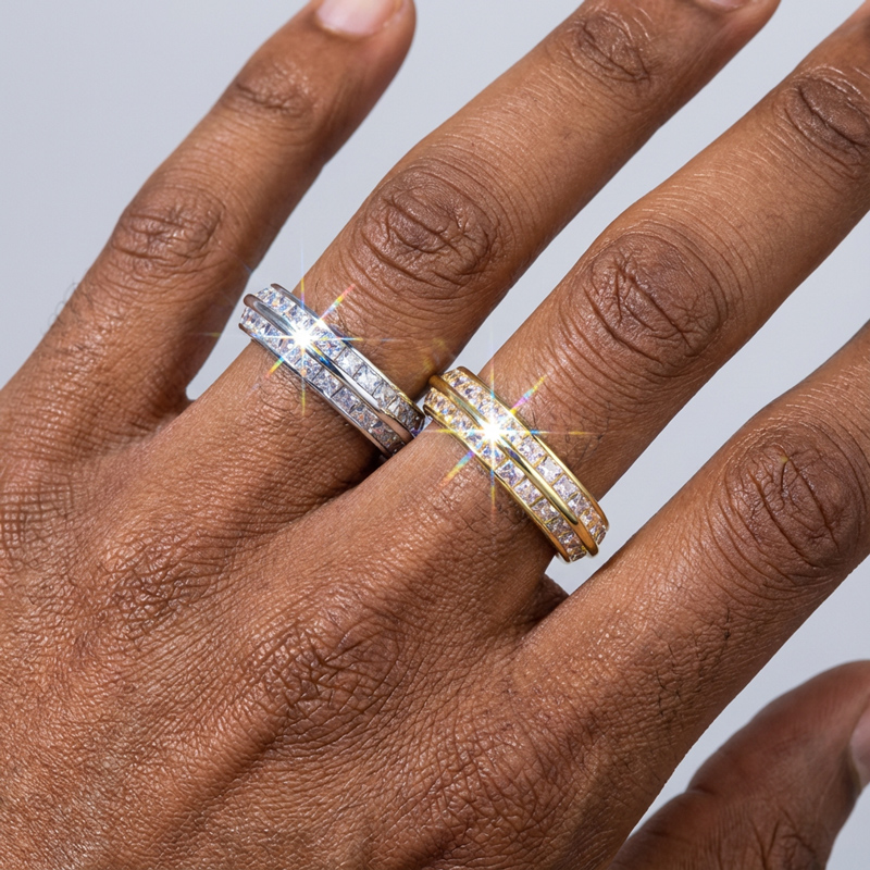 Two Rows Pave Band Two Rows Pave Band