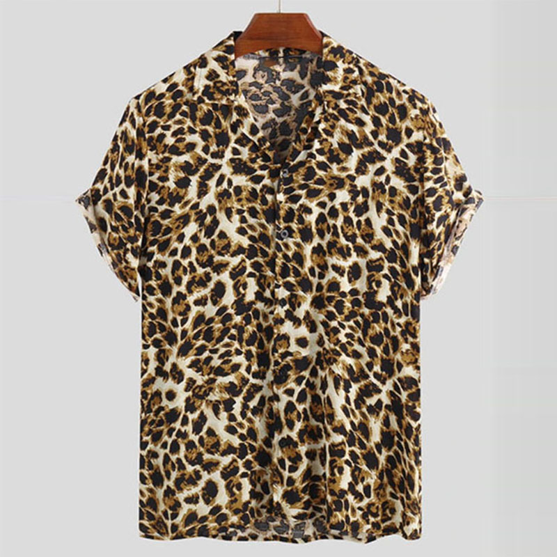 Men's Leopard Print Shirt