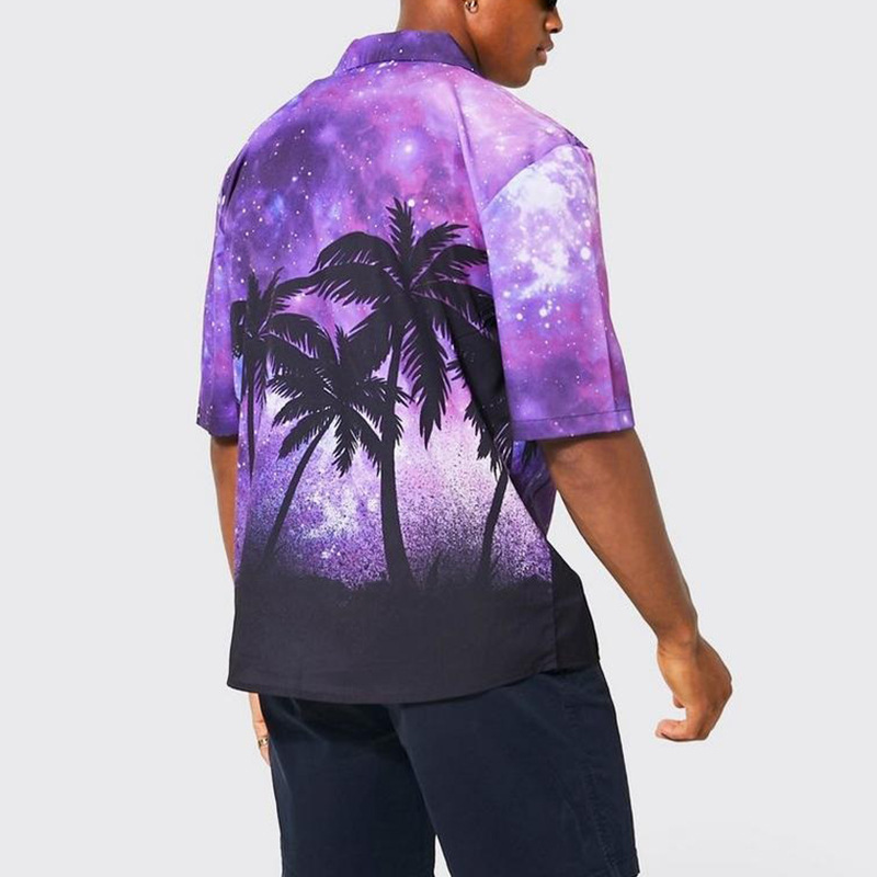 Hawaiian Holiday Style Short Sleeve Shirt