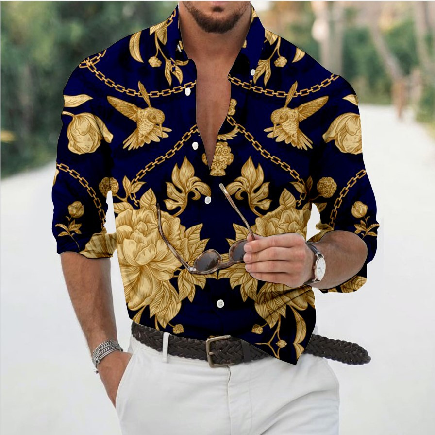 Baroque Long Sleeve Resort Shirt