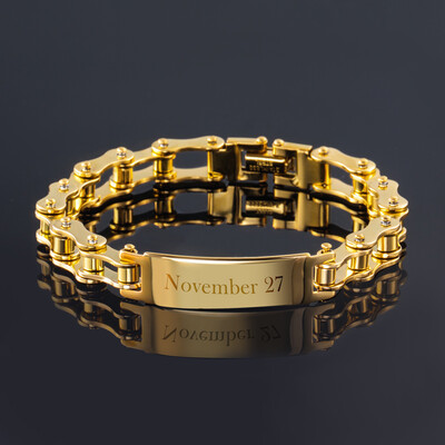  Customized Motorcycle Chain Bracelet