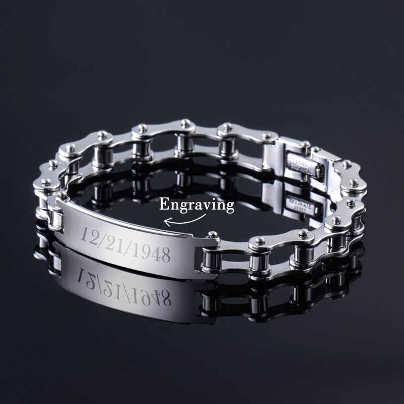 Customized Motorcycle Chain Bracelet Customized Motorcycle Chain Bracelet