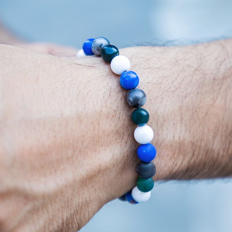 Natural Healing Stone Adjustable Braided Bracelet