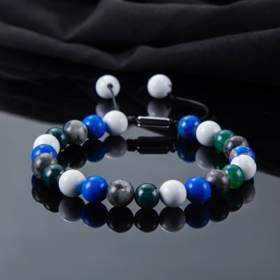 Natural Healing Stone Adjustable Braided Bracelet