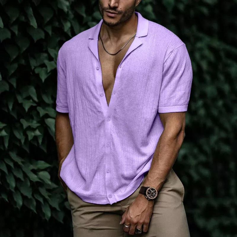 Men's Solid Soft Fabric Shirt