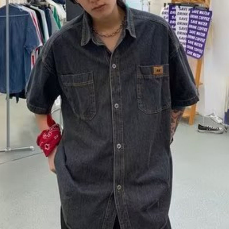 Short Sleeve Workwear Denim Shirt Short Sleeve Workwear Denim Shirt