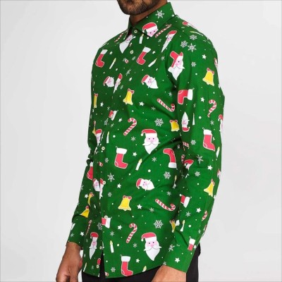 Christmas Printed Men's Shirt