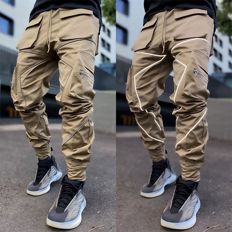 Multi Pocket Loose Straight Outdoor Sports Casual Pants