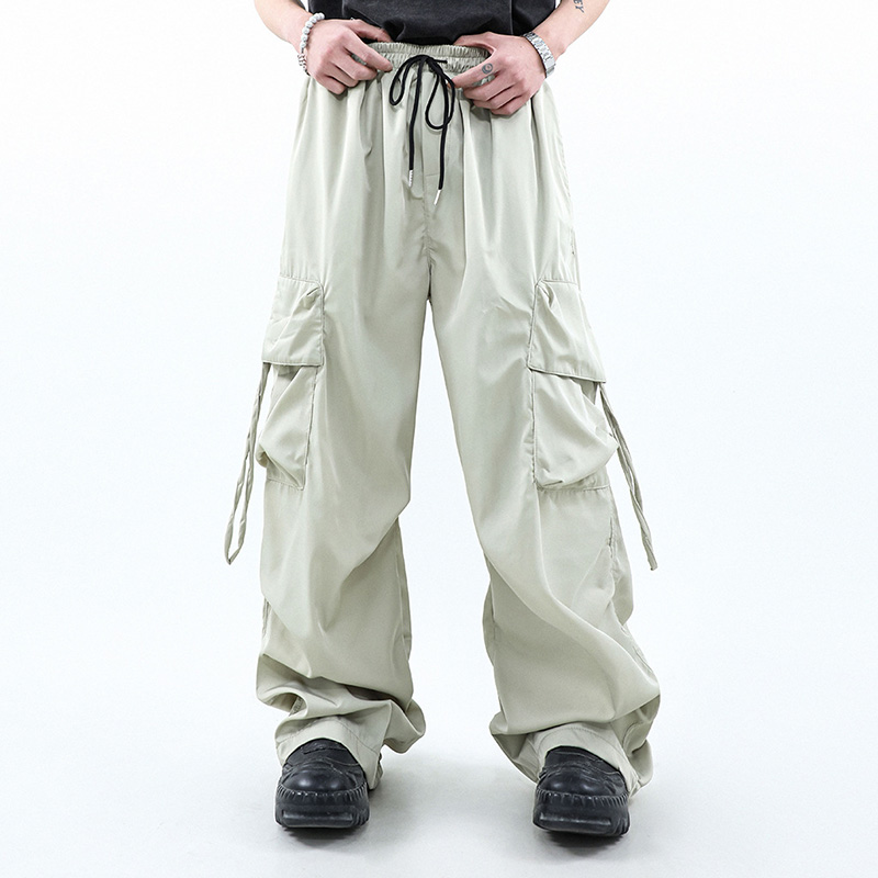 High Street Straight Paratrooper Pants