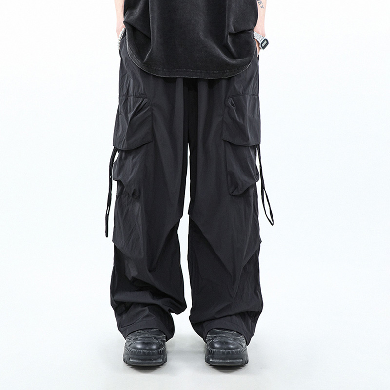 High Street Straight Paratrooper Pants