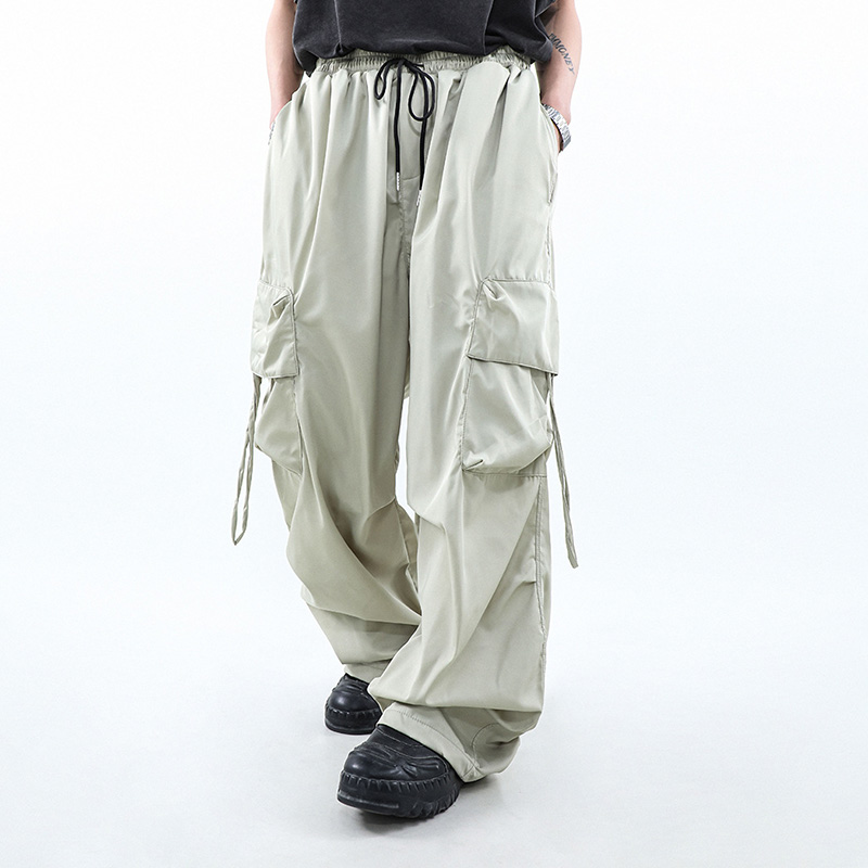 High Street Straight Paratrooper Pants