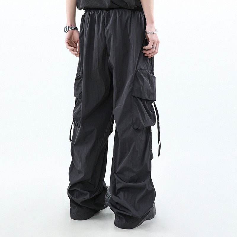 High Street Straight Paratrooper Pants