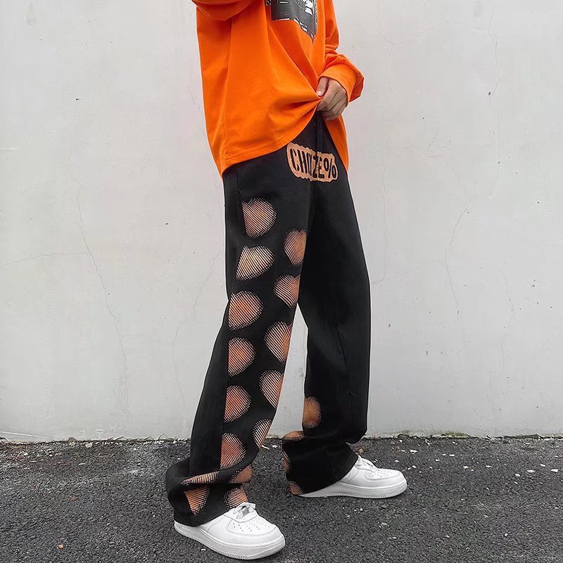 Heart Graffiti Casual Pants