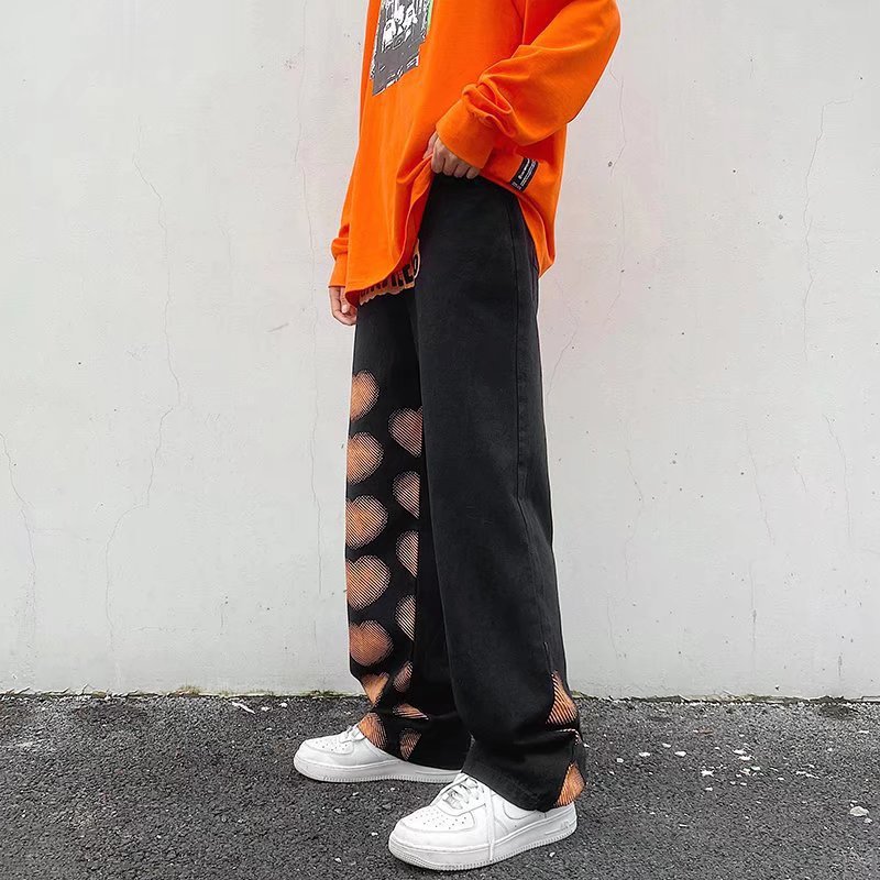 Heart Graffiti Casual Pants