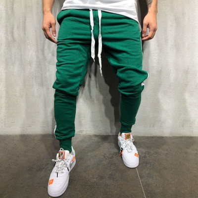 Hip-hop Trendy Side Print Slim-fit Casual Pants