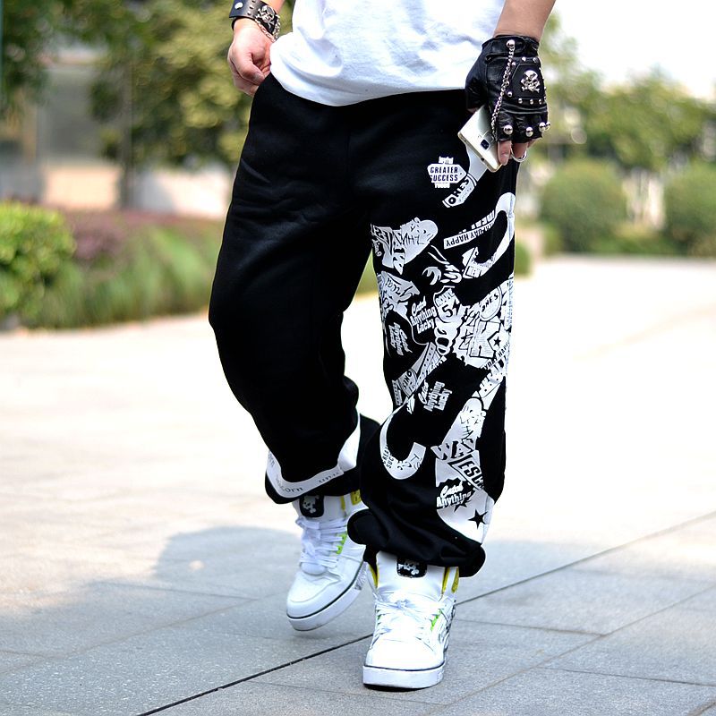 Men's Hip Hop Loose Sweatpants