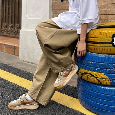 Japanese Retro Straight High Street Casual Pants