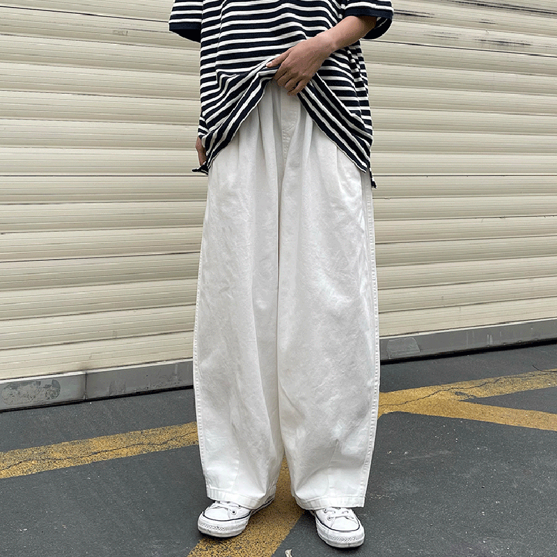 Japanese Retro Straight High Street Casual Pants