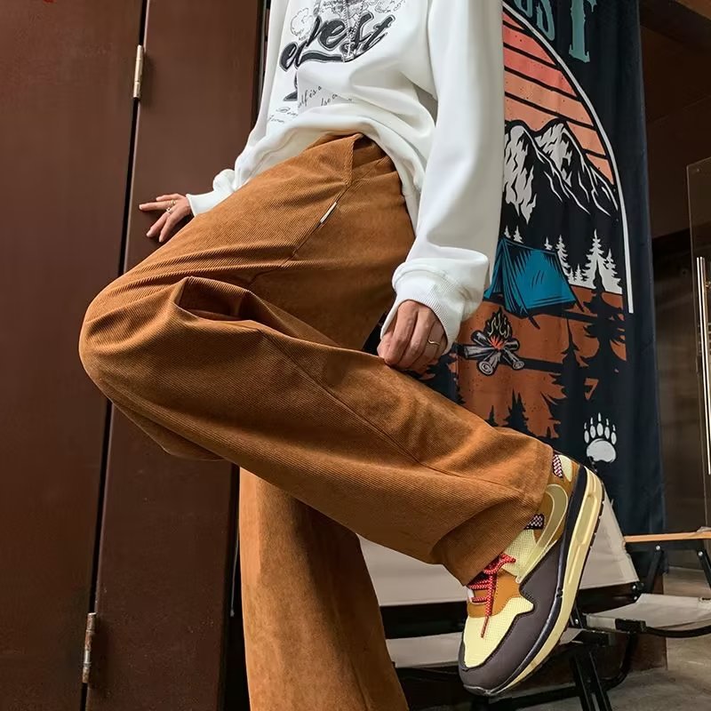 Japanese Retro High Street Casual Pants