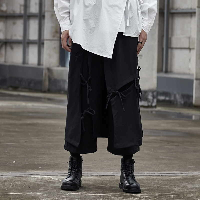 Dark Japanese Men's Casual Pants