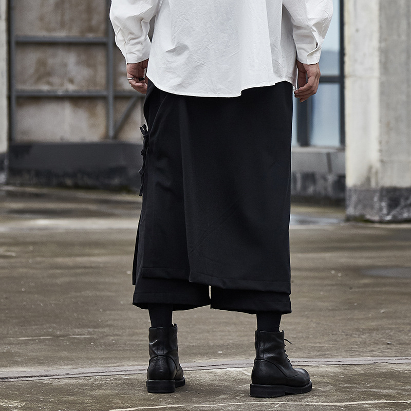 Dark Japanese Men's Casual Pants