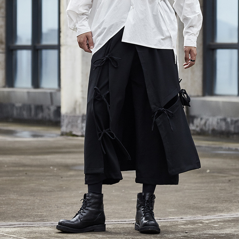 Dark Japanese Men's Casual Pants