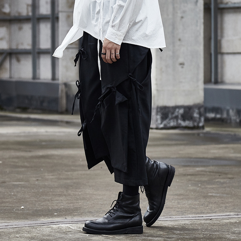 Dark Japanese Men's Casual Pants