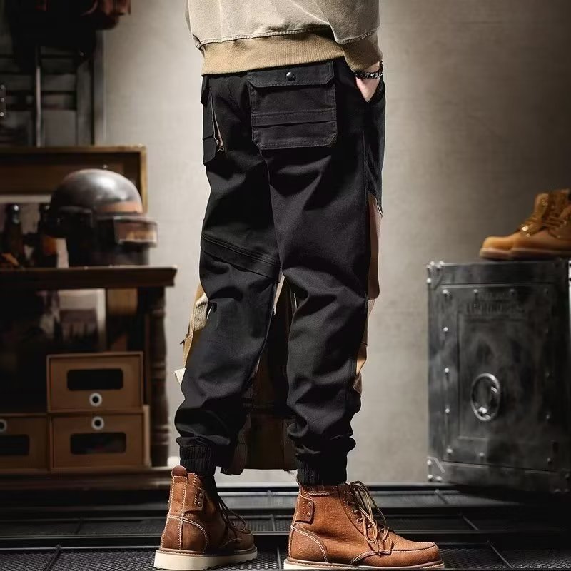 Trendy Loose Straight Pocket Trousers