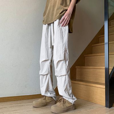 Thin Straight High Street Casual Trousers