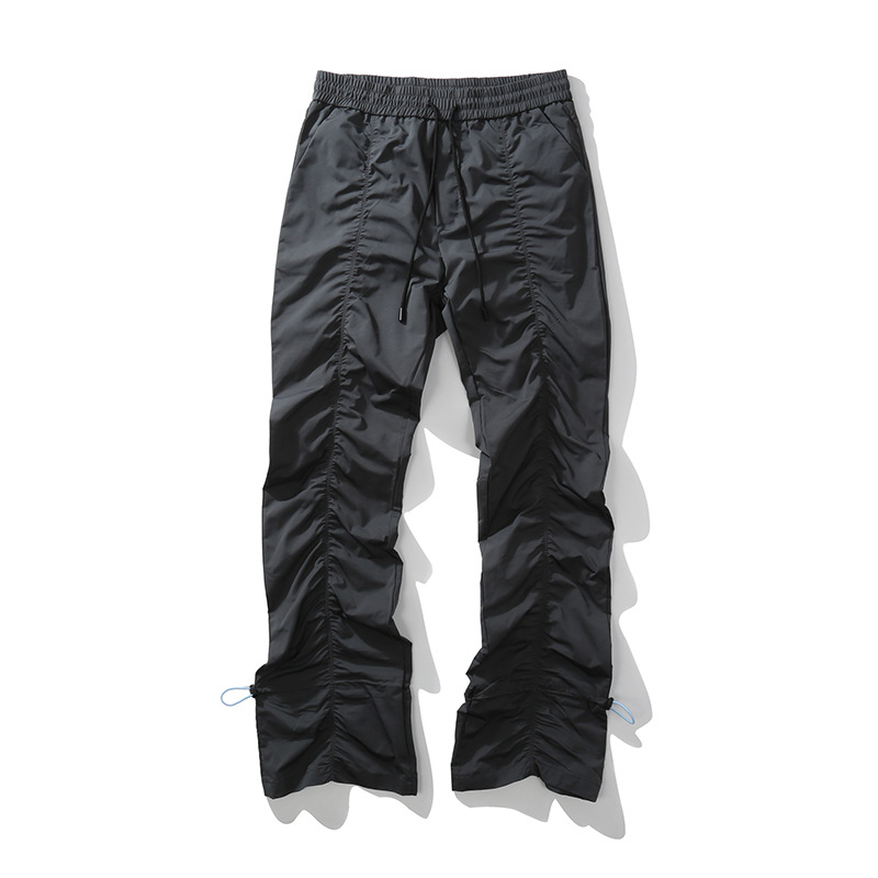 Vibe Pleated Flared Trousers