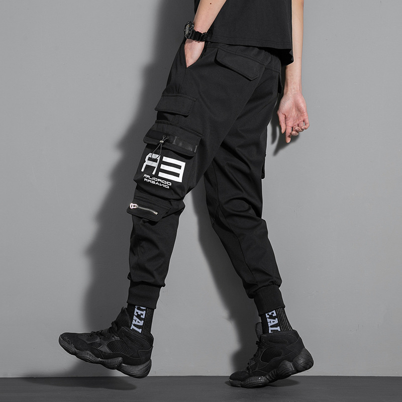 Functional Cargo Loose Casual Pants