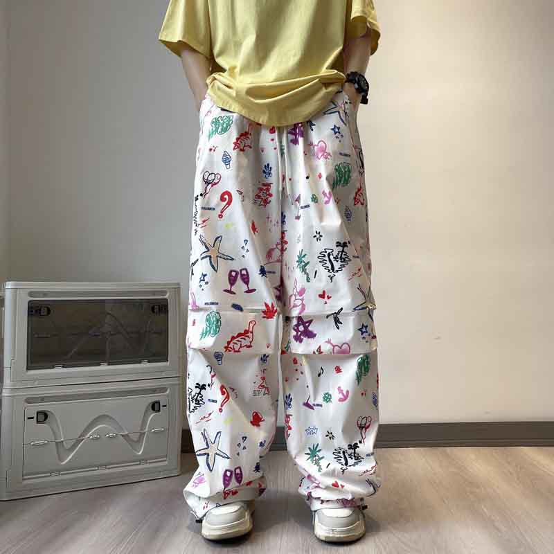 Vintage Graffiti Cargo Pants Helloice Apparel