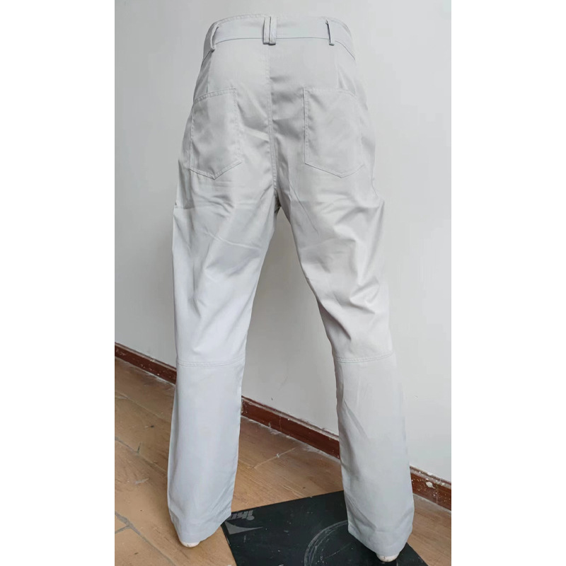 Embossed Panel Cargo Straight Leg Pants
