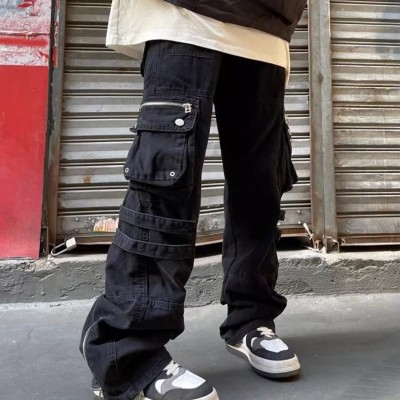 Straight Functional Casual Pants