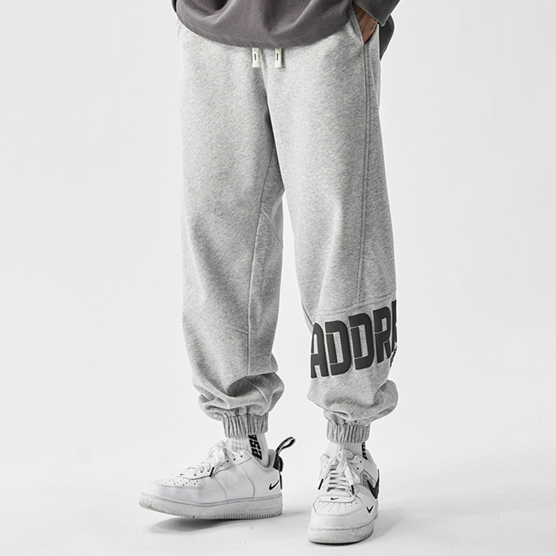 Street Letter Print Sports Sweatpants