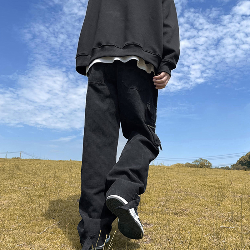 Checkerboard Retro Straight Casual Pants Checkerboard Retro Straight Casual Pants