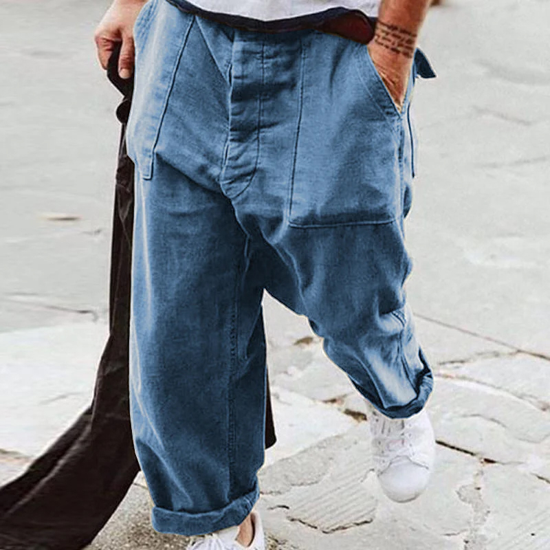 Cotton And Linen Casual Loose Pants